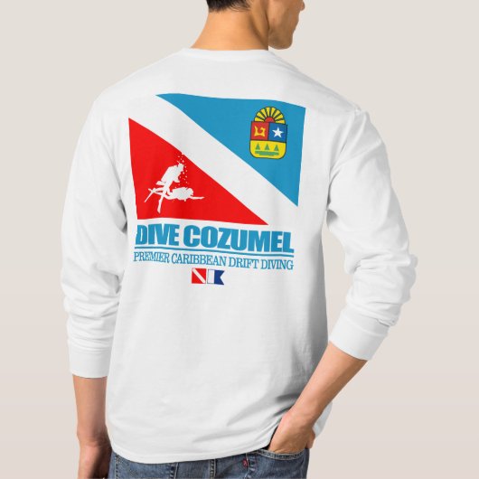 Dive Cozumel (sq) T-Shirt (Rückseite)