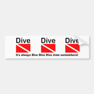 DIVE DIVE - Autoaufkleber
