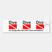 DIVE DIVE DIVE - AUTOAUFKLEBER (Vorne)