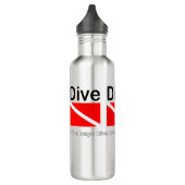 DIVE DIVE DIVE Edelstahlwasserflasche Edelstahlflasche (Links)