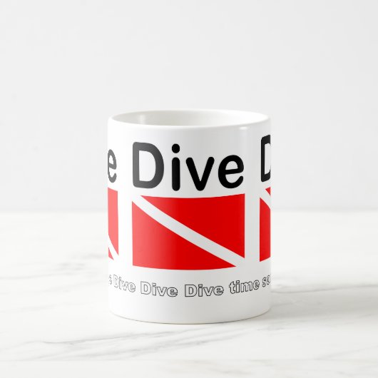 DIVE DIVE DIVE-Tasse Kaffeetasse (Mittel)