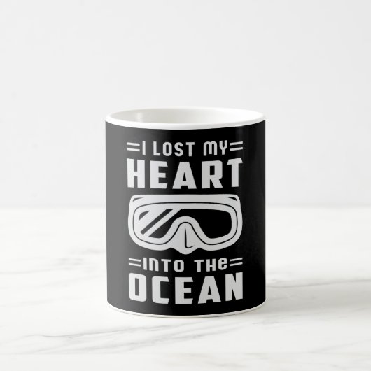 Dive Diver Scuba Diving Funny Diving Sea Geschenk Kaffeetasse (Mittel)