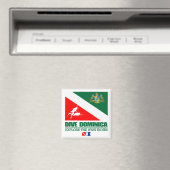 Dive Dominica (sq) Magnet (In Situ (Geschirrspüler))
