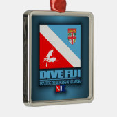 Dive Fiji Ornament Aus Metall (Rechts)