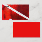 DIVE FLAG VISITENKARTE (Vorne/Hinten)