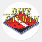 Dive Grand Cayman Sticker (Vorderseite)