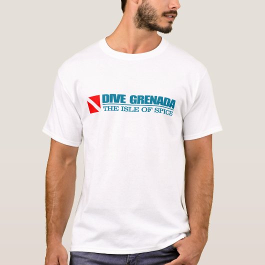 Dive Grenada (sq) T-Shirt (Vorderseite)