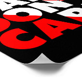 Dive Hair Don't Care  Poster (Ecke)