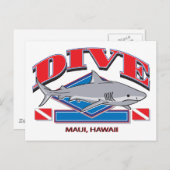 Dive Hawaii, Postkarte (Vorne/Hinten)