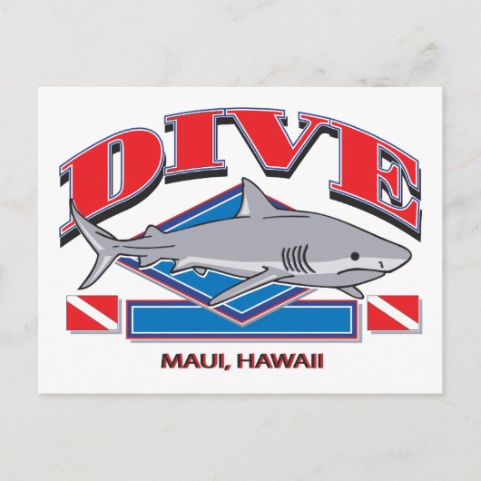 Dive Hawaii, Postkarte (Vorderseite)