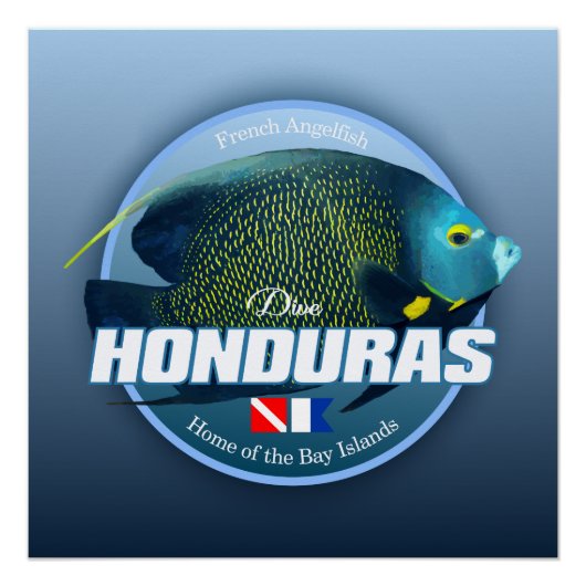 Dive Honduras (DD2) Poster (Vorderseite)