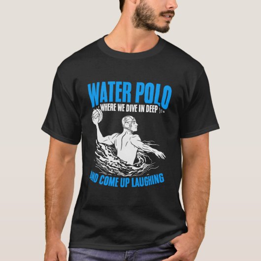 Dive In Deep Water Polo Player Team Sport Waterpol (Vorderseite)