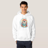 Dive Into A Good Story Penguin Sweatshirt Hoodie (Vorne ganz)