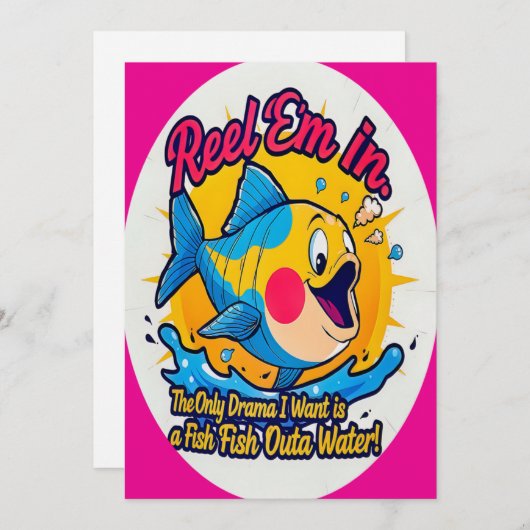 Dive into the Adventure Einladung (Vorne/Hinten)