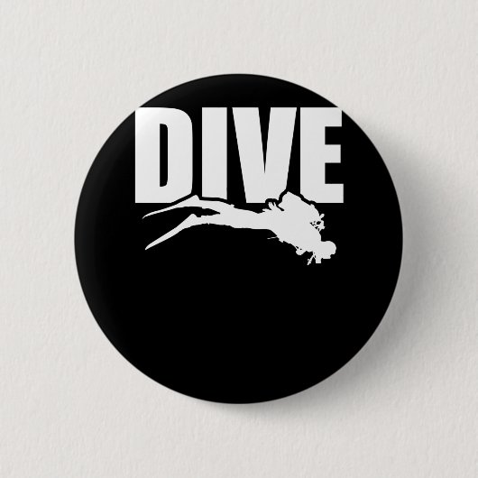 Dive Liebe Scuba Diving Explorer Button (Vorderseite)