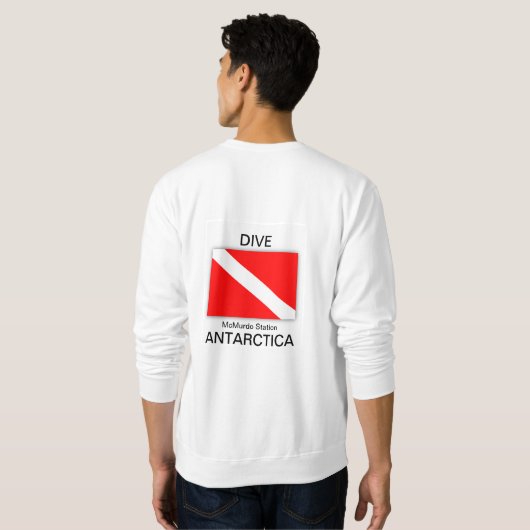 Dive McMurdo Station, Antarctica Sweatshirt (Schwarz voll)