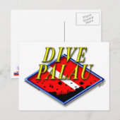 Dive Palau Postcard Postkarte (Vorne/Hinten)