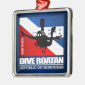 Dive Roatan DF2 Ornament Aus Metall (Links)