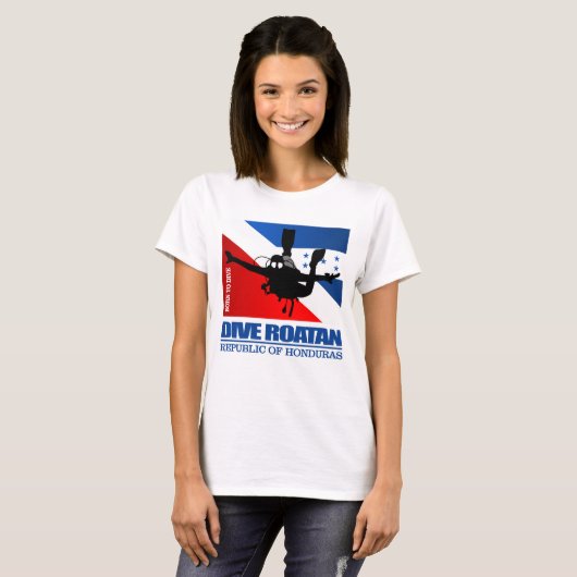 Dive Roatan DF2 T-Shirt (Vorne ganz)