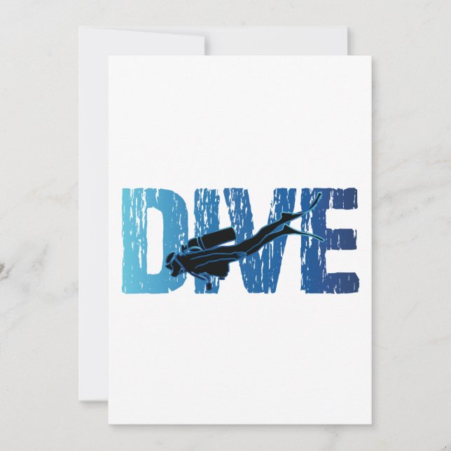 Dive Scuba Diver Horizontal (Vorderseite)