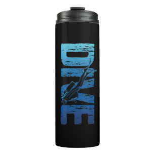 Dive Scuba Diver Vertikal Thermosbecher