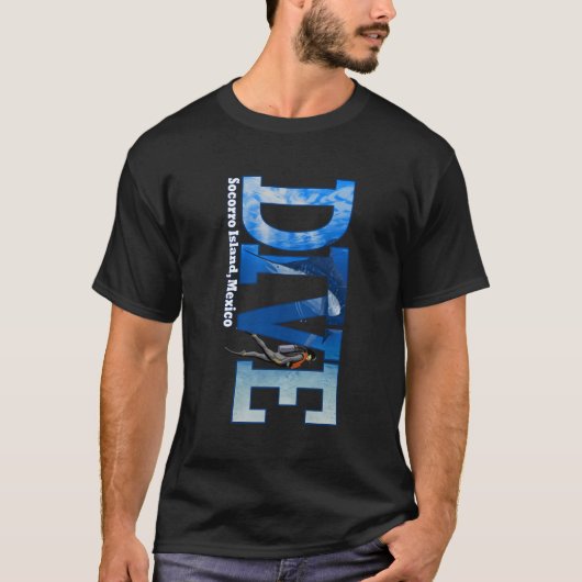 Dive Socorro Insel Scuba Schnorcheln T-Shirt (Vorderseite)