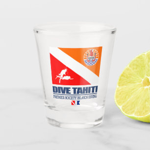 Dive Tahiti (sq) Schnapsglas