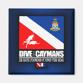 Dive the Caymans Magnet (Vorne)