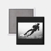 Dive Trip Magnet (Vorderseite/Rückseite)