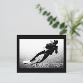 Dive Trip Postkarte (Stehend Vorderseite)