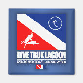 Dive Truk Lagoon Magnet (Vorne)