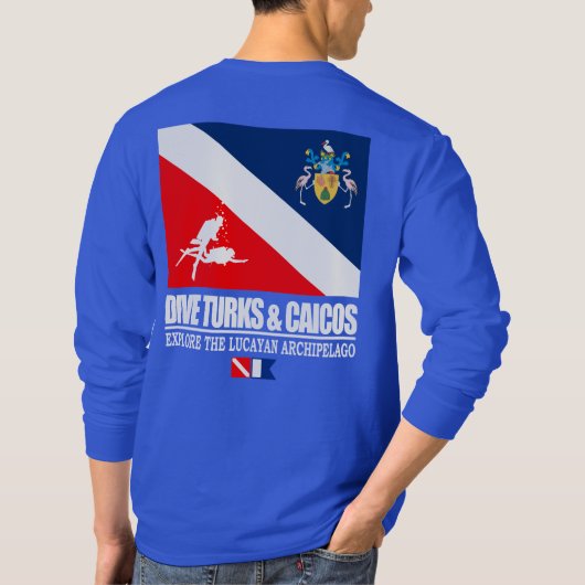 Dive Turks & Caicos Apparel T-Shirt (Rückseite)