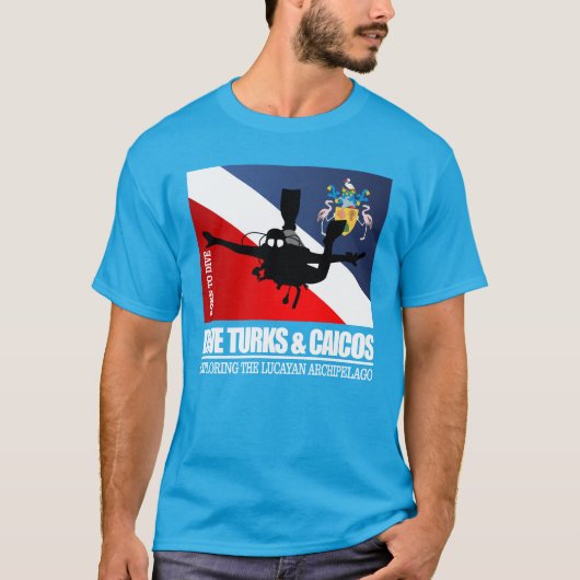 Dive Turks & Caicos DF2 T-Shirt (Vorderseite)