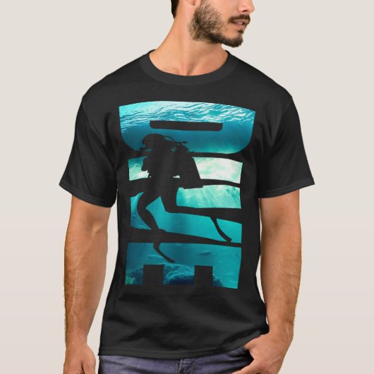 Dive Undersea Scuba Snorkeling Seascape for Diving T-Shirt (Vorderseite)