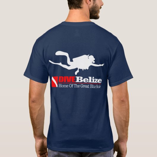 DIVEBelize T-Shirt (Rückseite)