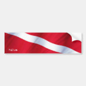 DiveFlag Autoaufkleber (Vorne)