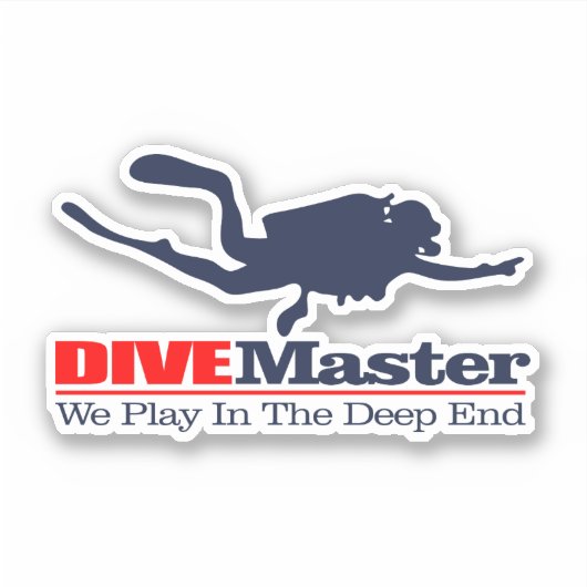 DIVEMaster Aufkleber (Vorderseite)