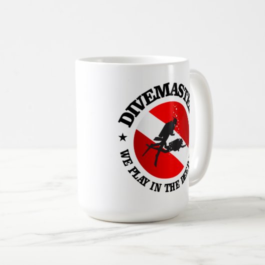 Divemaster (Ende) Kaffeetasse (VorderseiteRechts)