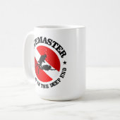 Divemaster (Ende) Kaffeetasse (Vorderseite Links)