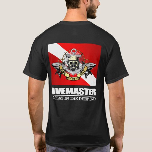 Divemaster (TD) T-Shirt (Rückseite)