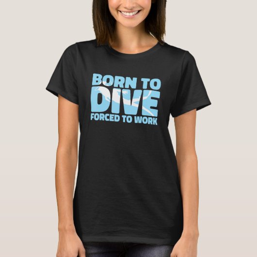 Diver Dive  Snorkeling Scuba Commercial Diving T-Shirt (Vorderseite)