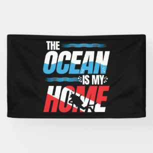 Diver Down Flag Scuba Diving Banner
