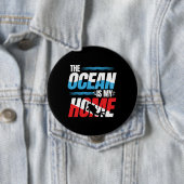 Diver Down Flag Scuba Diving Button (Beispiel)