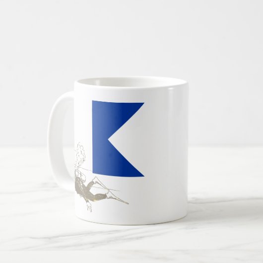 Diver Down Kaffeetasse (Vorderseite Links)