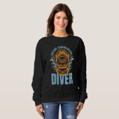 Diver Future Dive Scuba Snorkeling Commercial Div Sweatshirt (Vorne ganz)