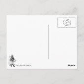 "Diver Splash"-Postkarte Postkarte (Rückseite)