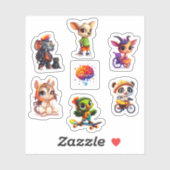 Divergee Character Sticker Sheet 2 (Blatt)