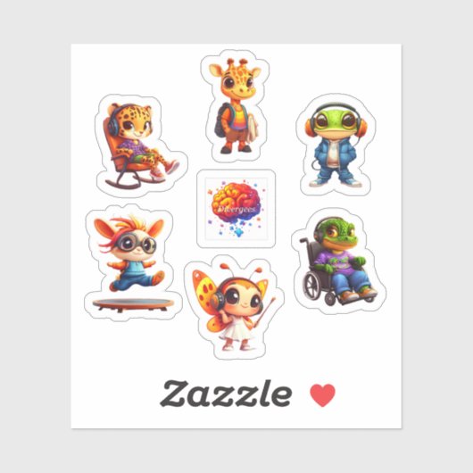 Divergee Character Sticker Sheet I (Blatt)