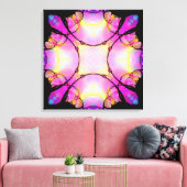 Divergenz-Wrapped Canvas Leinwanddruck (Insitu (Wohnzimmer))