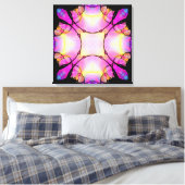 Divergenz-Wrapped Canvas Leinwanddruck (Insitu (Schlafzimmer))